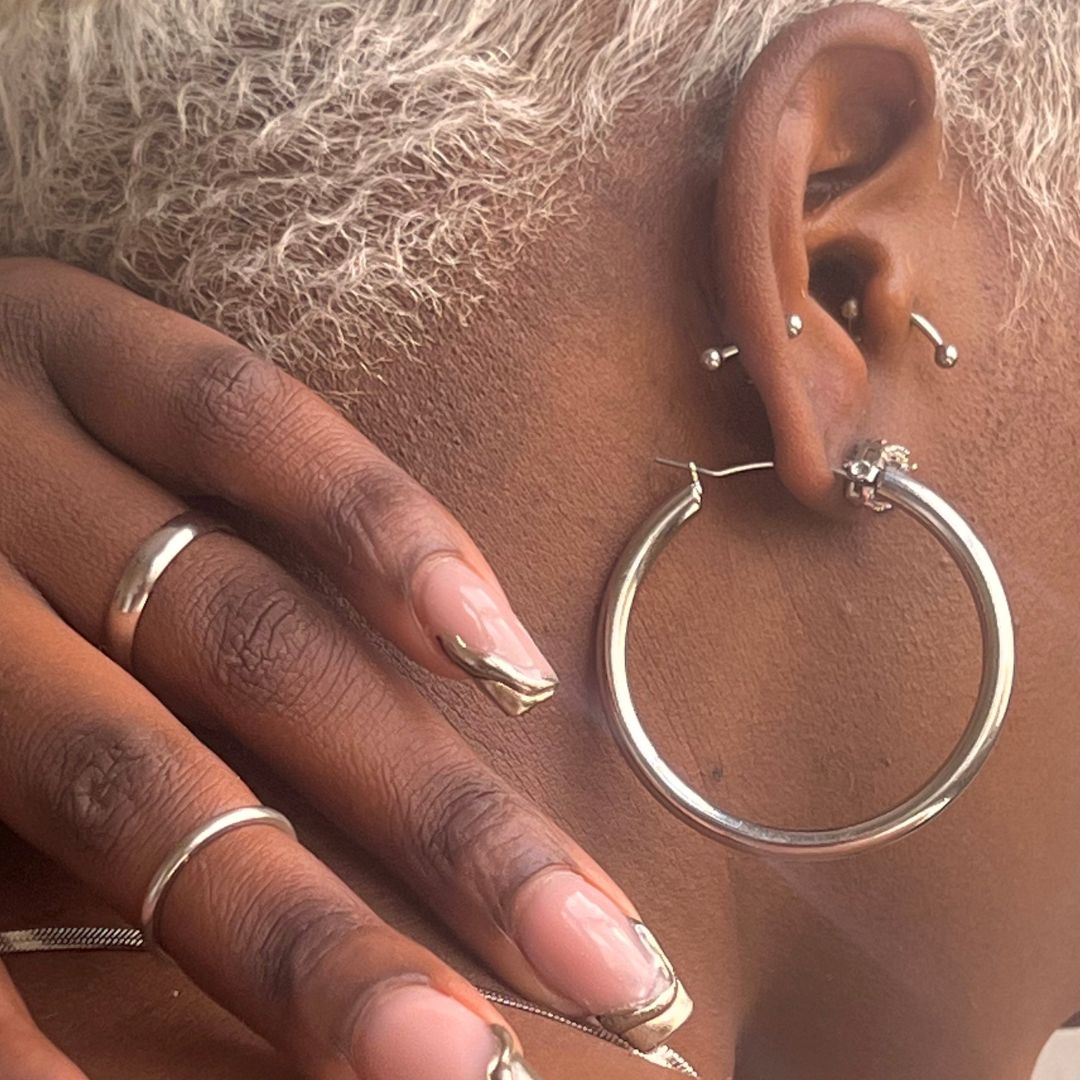 Solid 14k Hoops