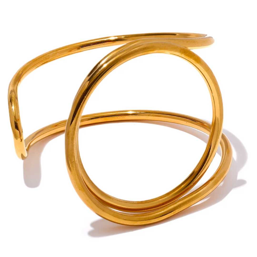Golden Wire Bracelet
