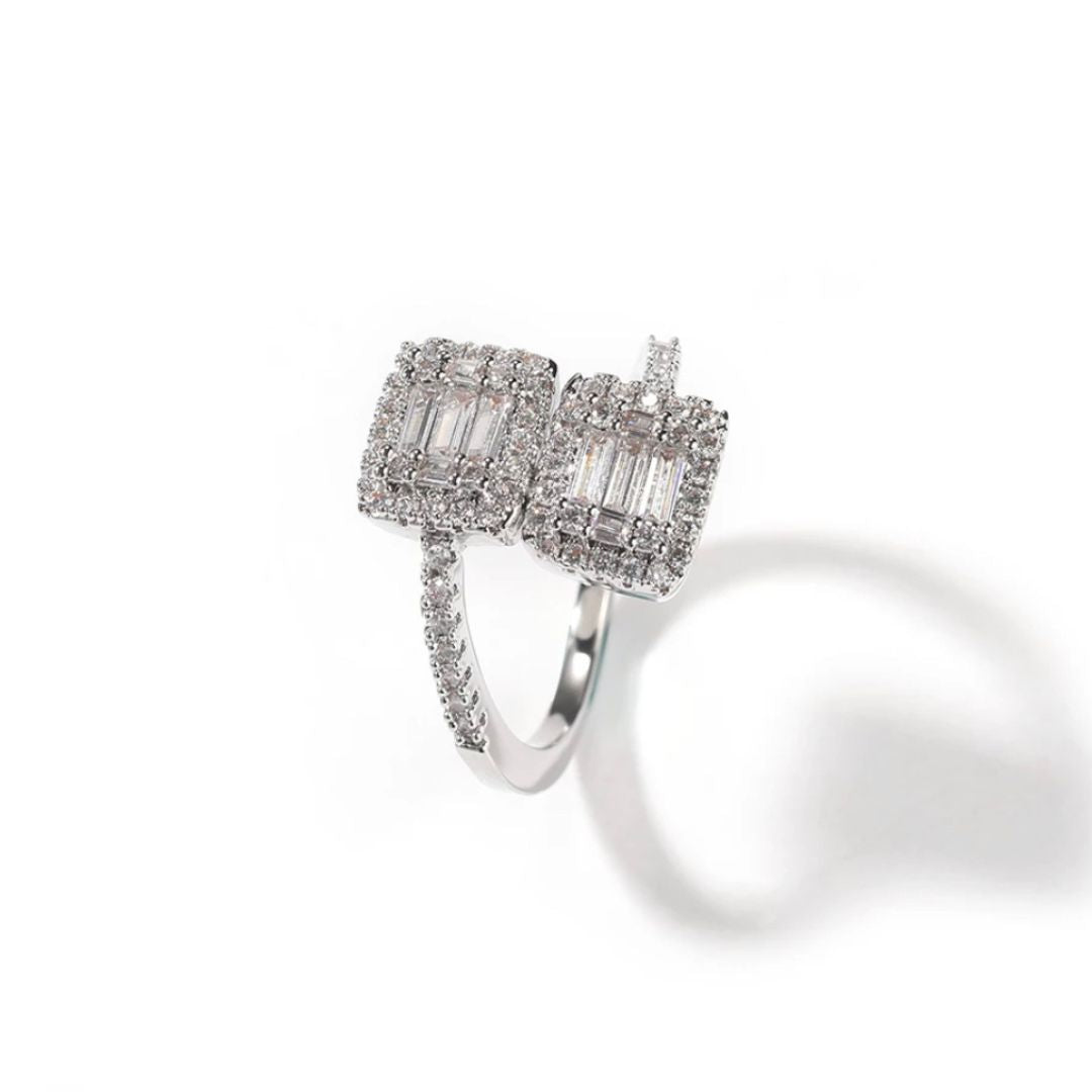 10k white gold ring
