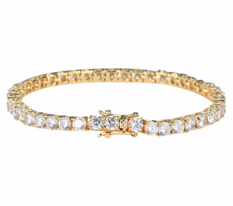 14K Diamond Tennis Bracelet