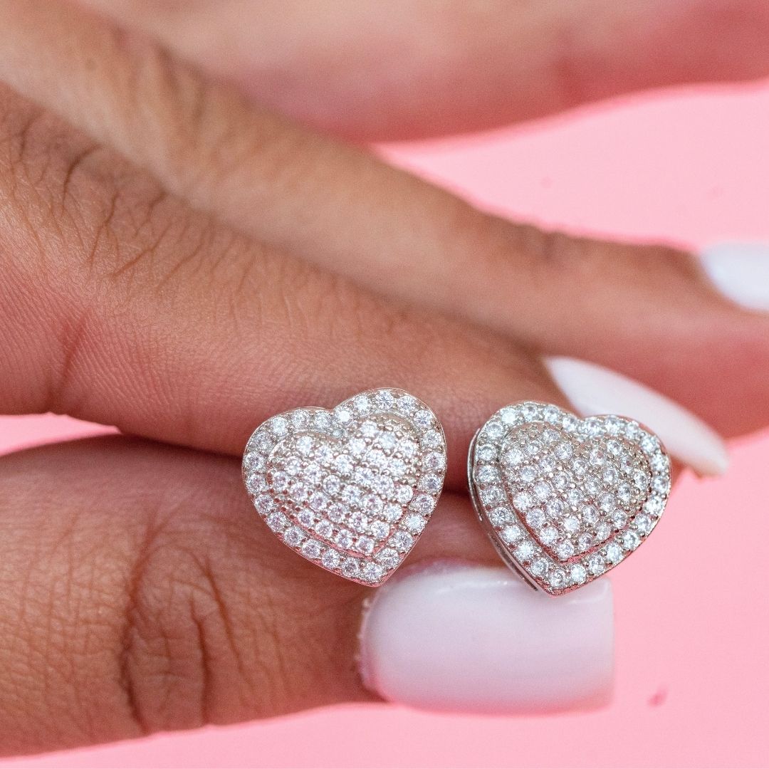 Heart Studs